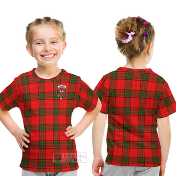 Maxtone Tartan Kid T-Shirt with Family Crest - Tartan Vibes Clothing