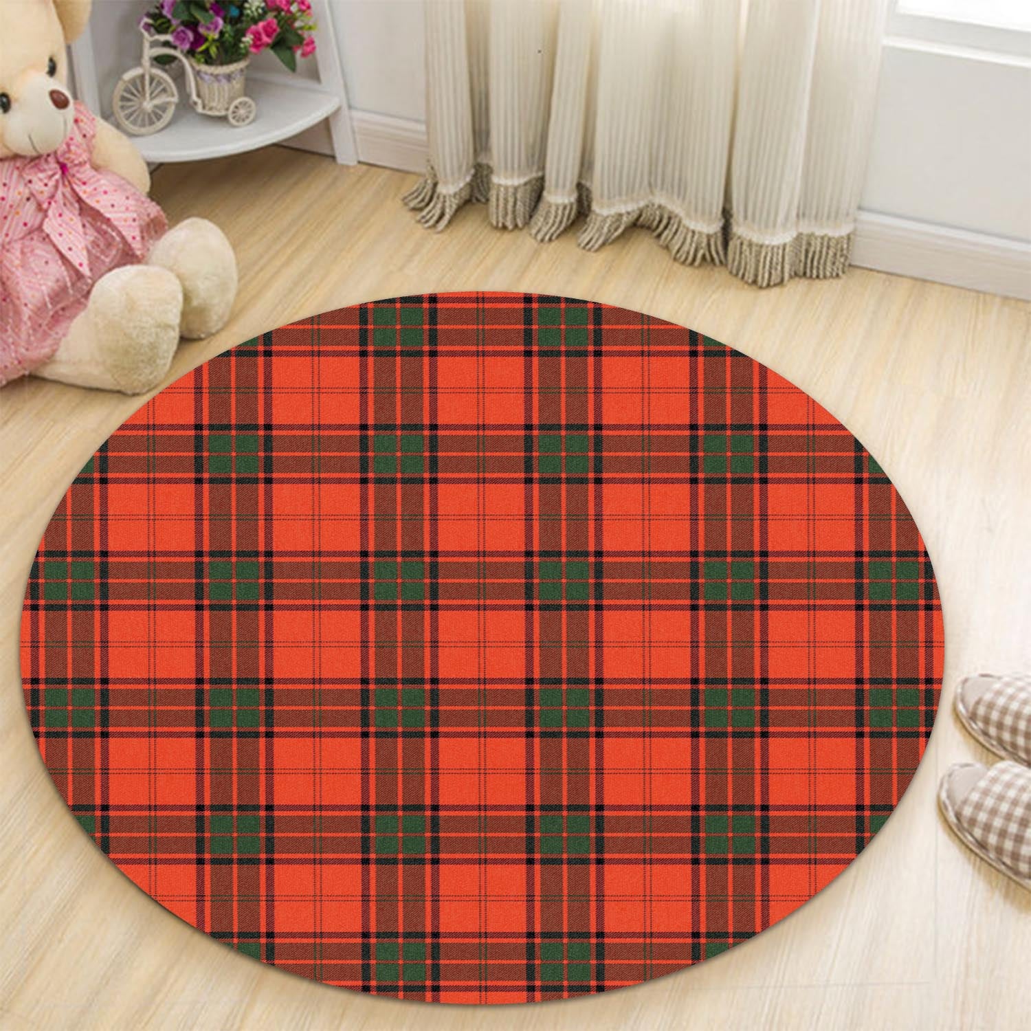 Maxtone Tartan Round Rug - Tartan Vibes Clothing