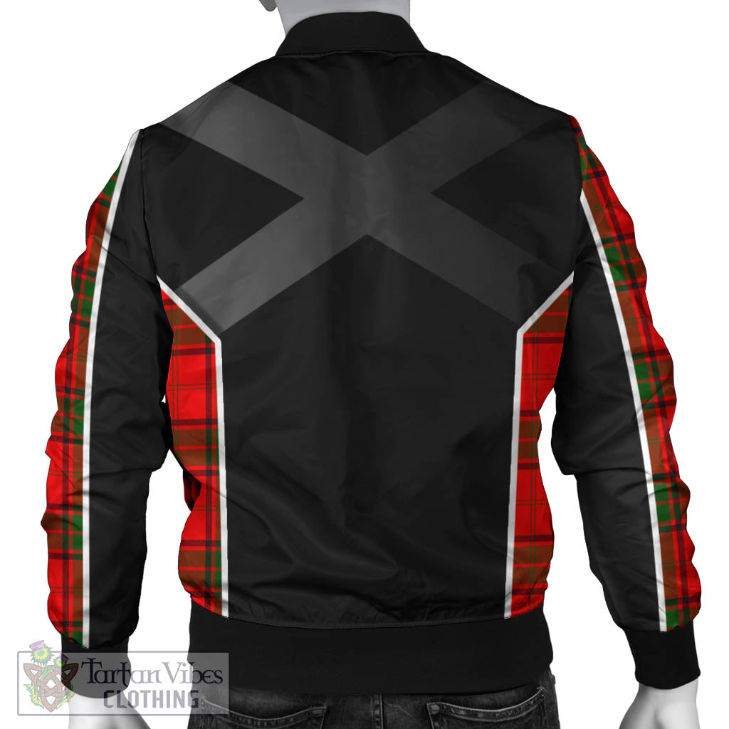 Maxtone Tartan Bomber Jacket with Family Crest and Scottish Thistle Vibes Sport Style - Tartan Vibes Clothing
