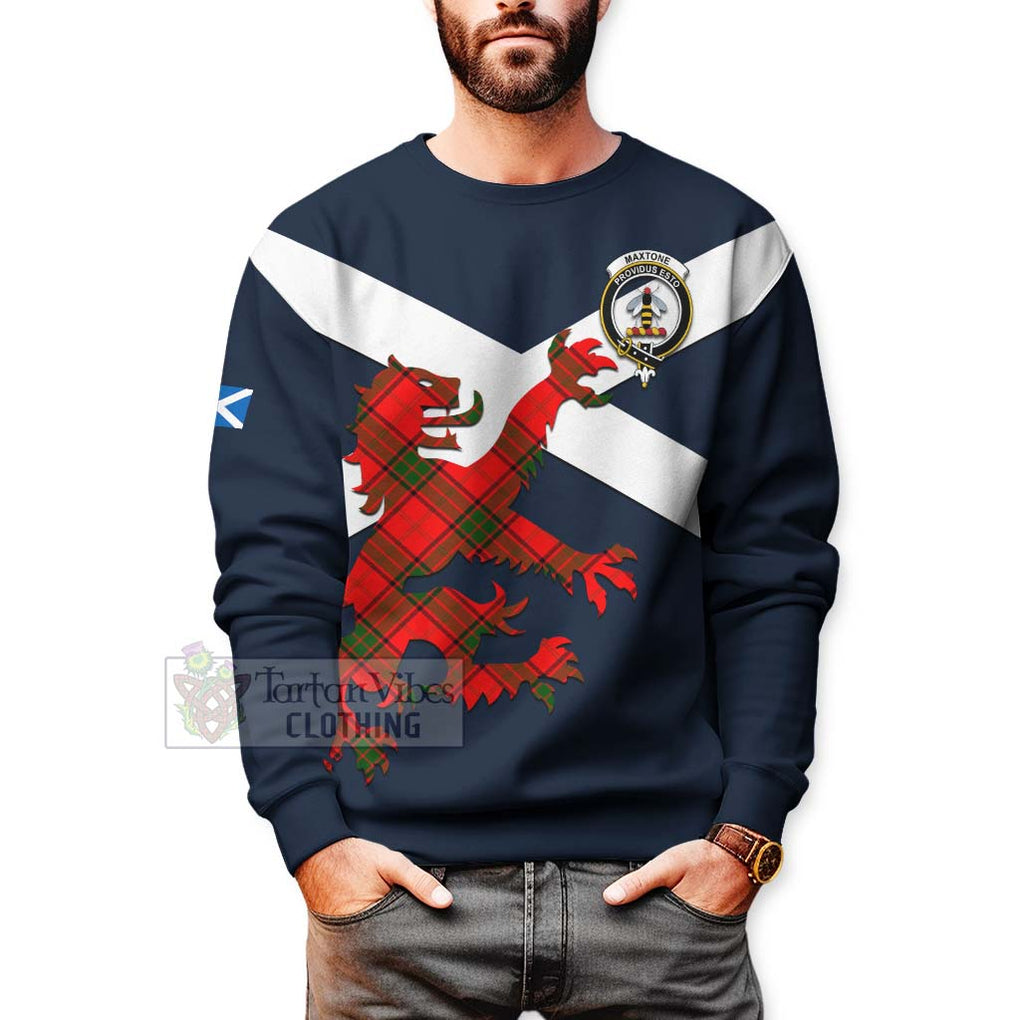 Maxtone Tartan Lion Rampant Sweatshirt Proudly Display Your Heritage with Alba Gu Brath and Clan Name - Tartan Vibes Clothing