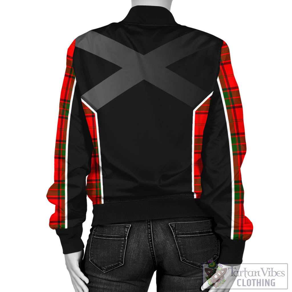 Maxtone Tartan Bomber Jacket with Family Crest and Scottish Thistle Vibes Sport Style - Tartan Vibes Clothing