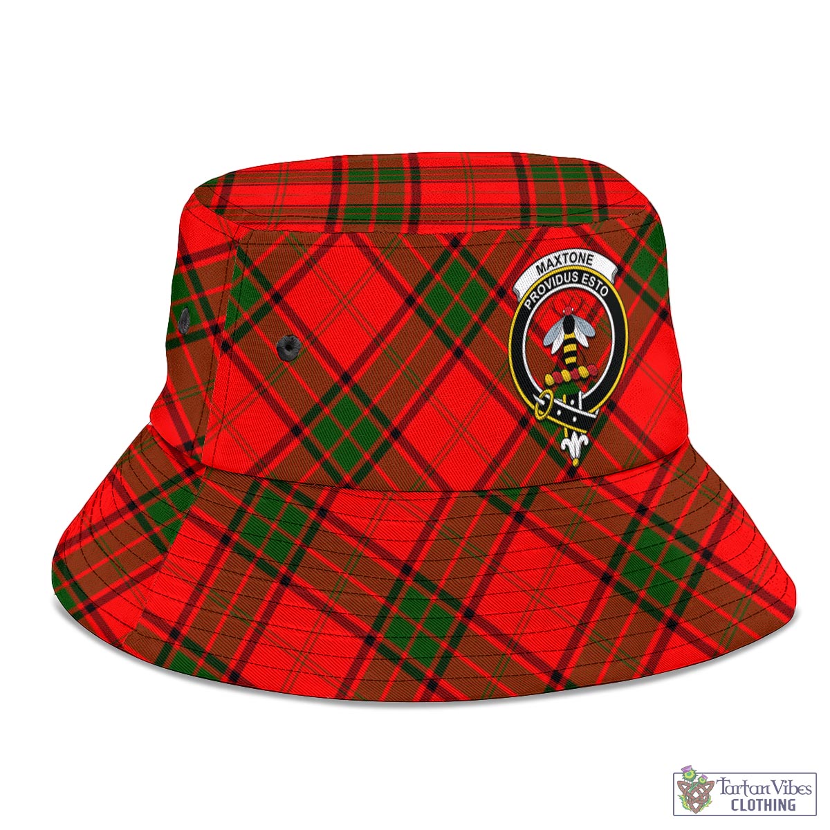 Maxtone Tartan Bucket Hat with Family Crest - Tartan Vibes Clothing