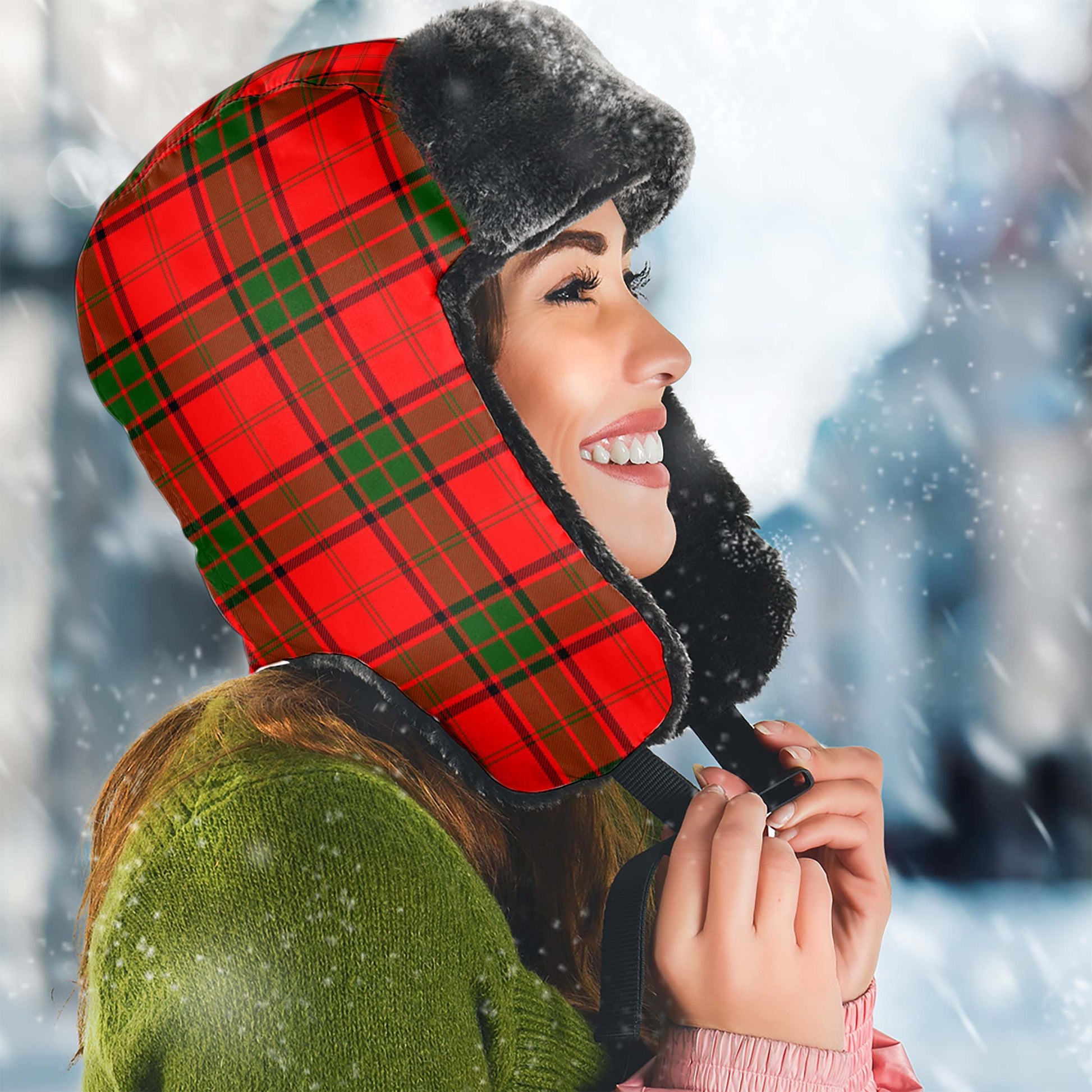 Maxtone Tartan Winter Trapper Hat - Tartan Vibes Clothing