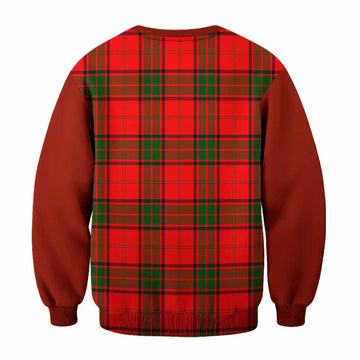 Maxtone Tartan Accent Sweatshirt with Family Crest