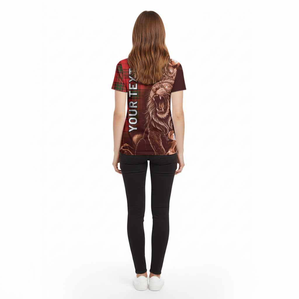 Maxtone Tartan Cotton T-shirt Roaring Lion Heritage