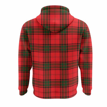 Maxtone Tartan Crest Hoodie Ferocious Lion Style