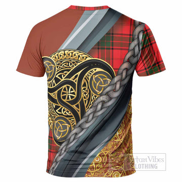 Maxtone Tartan Crest T-Shirt Scottish Triskele Celtic