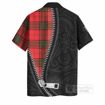 Maxtone Tartan Hawaiian Shirt New Zealand Pattern Unique Zipper Stylized