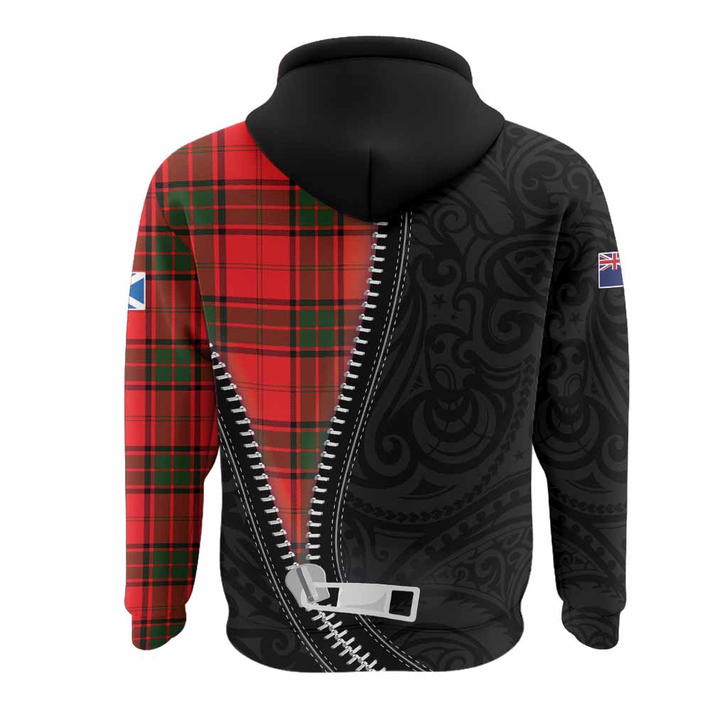 Maxtone Tartan Hoodie New Zealand Pattern Unique Zipper Stylized