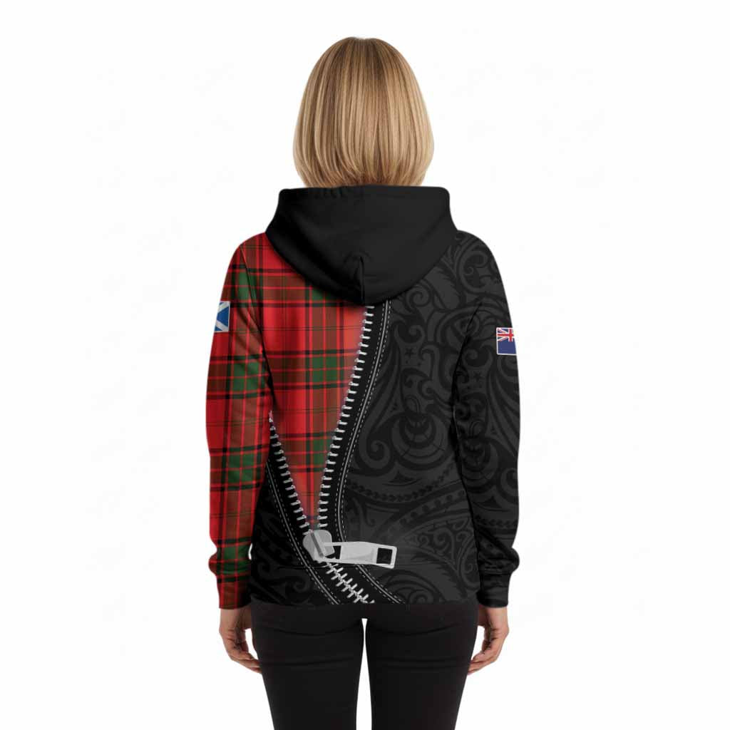 Maxtone Tartan Hoodie New Zealand Pattern Unique Zipper Stylized