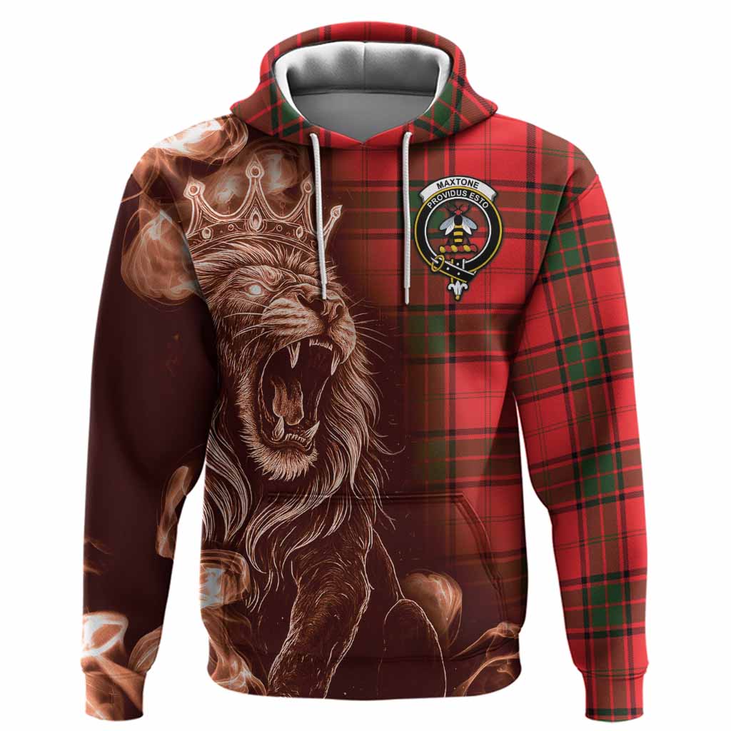 Maxtone Tartan Hoodie Roaring Lion Heritage