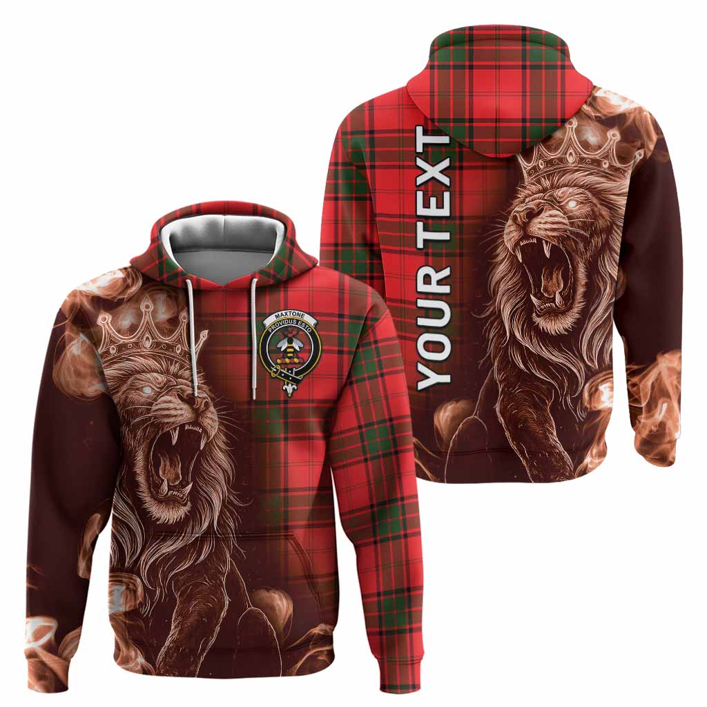 Maxtone Tartan Hoodie Roaring Lion Heritage