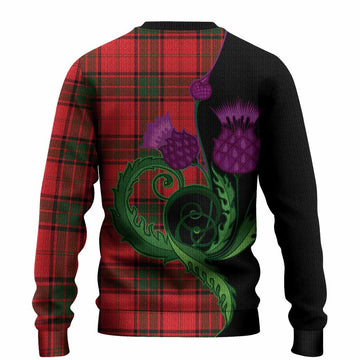 Maxtone Tartan Knitted Sweater Traditional Scottish Thistle