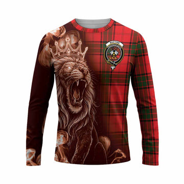Maxtone Tartan Long Sleeve T-Shirt Roaring Lion Heritage