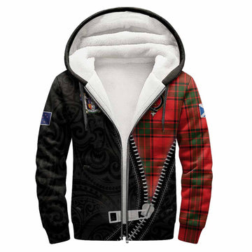 Maxtone Tartan Sherpa Hoodie New Zealand Pattern Unique Zipper Stylized