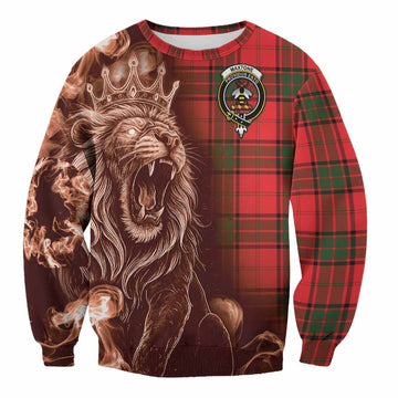 Maxtone Tartan Sweatshirt Roaring Lion Heritage
