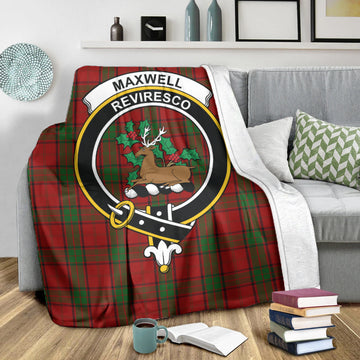 Maxwell Tartan Blanket with Family Crest