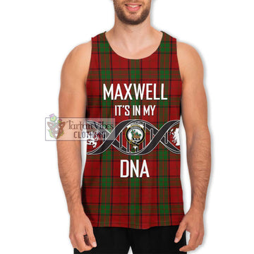 Maxwell Tartan Men's Tank Top with Family Crest DNA In Me Style