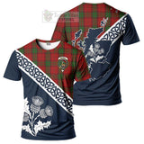 Maxwell Tartan T-Shirt Featuring Thistle and Scotland Map Kid's Shirt - Tartanvibesclothing Store