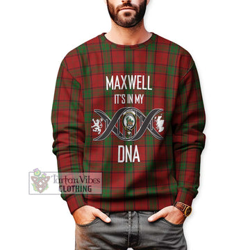 Maxwell Tartan Sweatshirt with Family Crest DNA In Me Style