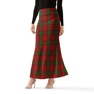 Maxwell Tartan Womens Full Length Skirt