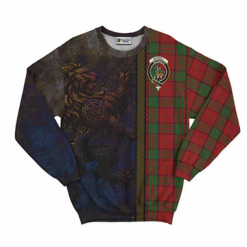 Maxwell Tartan Family Crest Sweatshirt Alba Gu Brath Be Brave Lion Ancient Style
