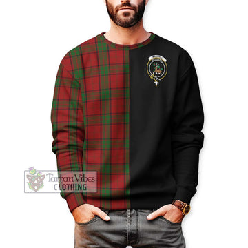 Maxwell Tartan Sweatshirt with Family Crest and Half Of Me Style Unisex - Tartanvibesclothing Shop