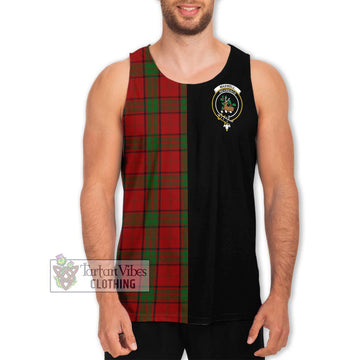 Maxwell Tartan Men's Tank Top with Family Crest and Half Of Me Style
