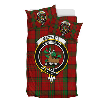 Maxwell Tartan Bedding Set with Family Crest