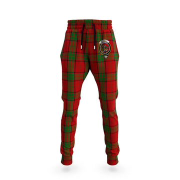 Maxwell Tartan Joggers Pants with Family Crest