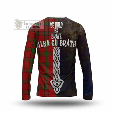Maxwell Tartan Family Crest Long Sleeve T-Shirt Alba Gu Brath Be Brave Lion Ancient Style