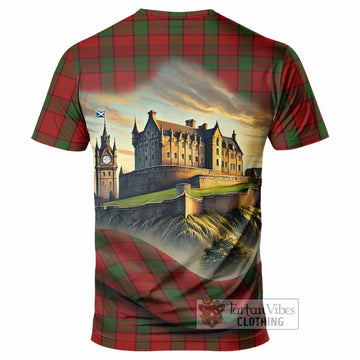 Tartan Vibes Clothing Maxwell Tartan Family Crest T-Shirt with Scottish Ancient Castle Stype
