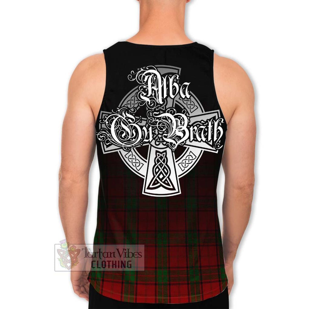 Tartan Vibes Clothing Maxwell Tartan Men's Tank Top Featuring Alba Gu Brath Family Crest Celtic Inspired