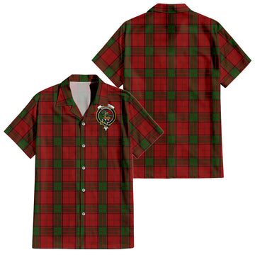 Maxwell Tartan Hawaiian Shirt with Family Crest - Tartan Vibes Clothing