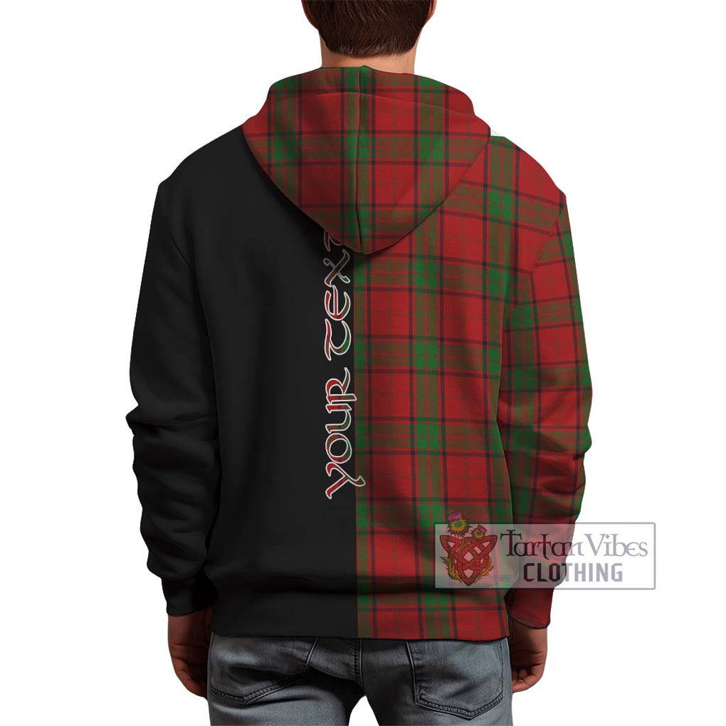 Maxwell Tartan Hoodie with Family Crest and Half Of Me Style - Tartanvibesclothing Shop