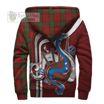 Maxwell Tartan Sherpa Hoodie with Epic Bagpipe Style