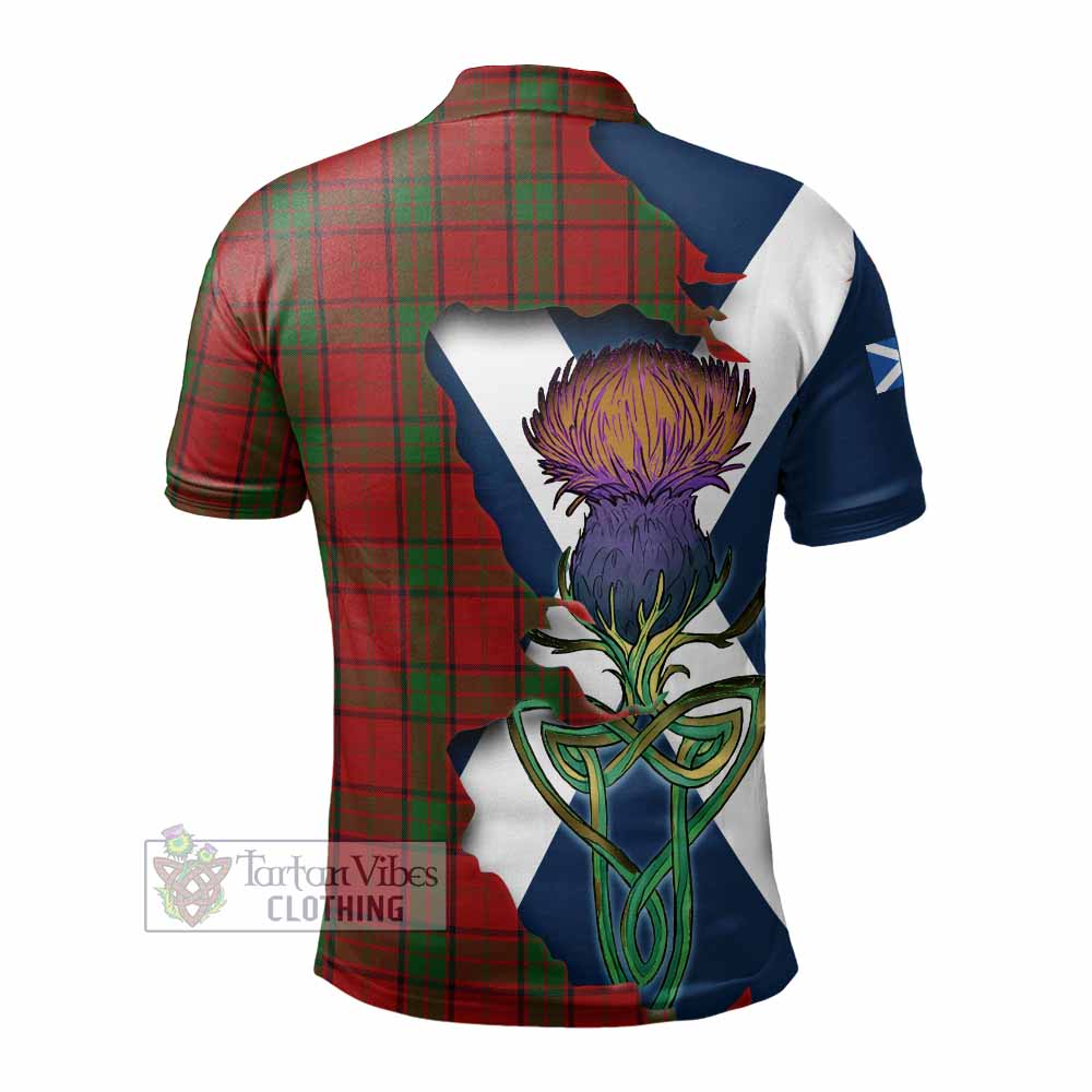 Tartan Vibes Clothing Maxwell Tartan Family Crest Polo Shirt Scottish Thistle Celtic Inspired