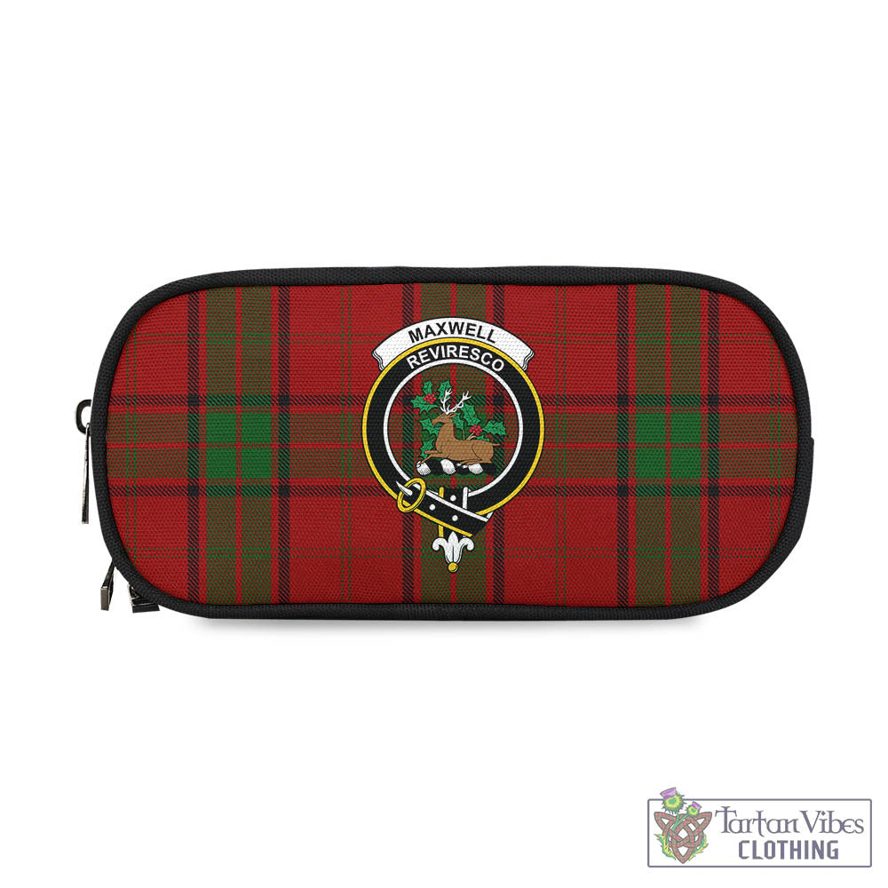 Tartan Vibes Clothing Maxwell Tartan Pen and Pencil Case with Family Crest