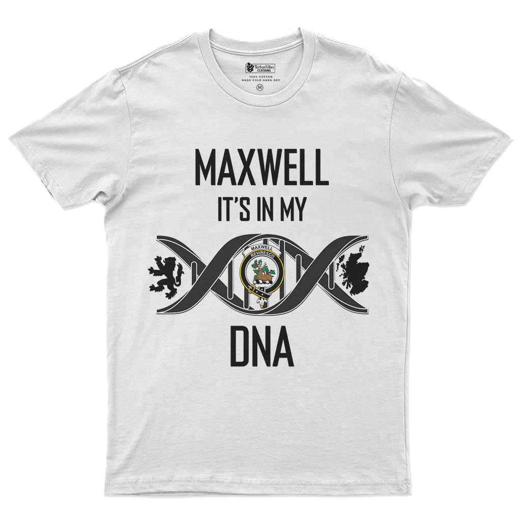 Maxwell Clan DNA Men's T-Shirt White - Tartan Vibes Clothing