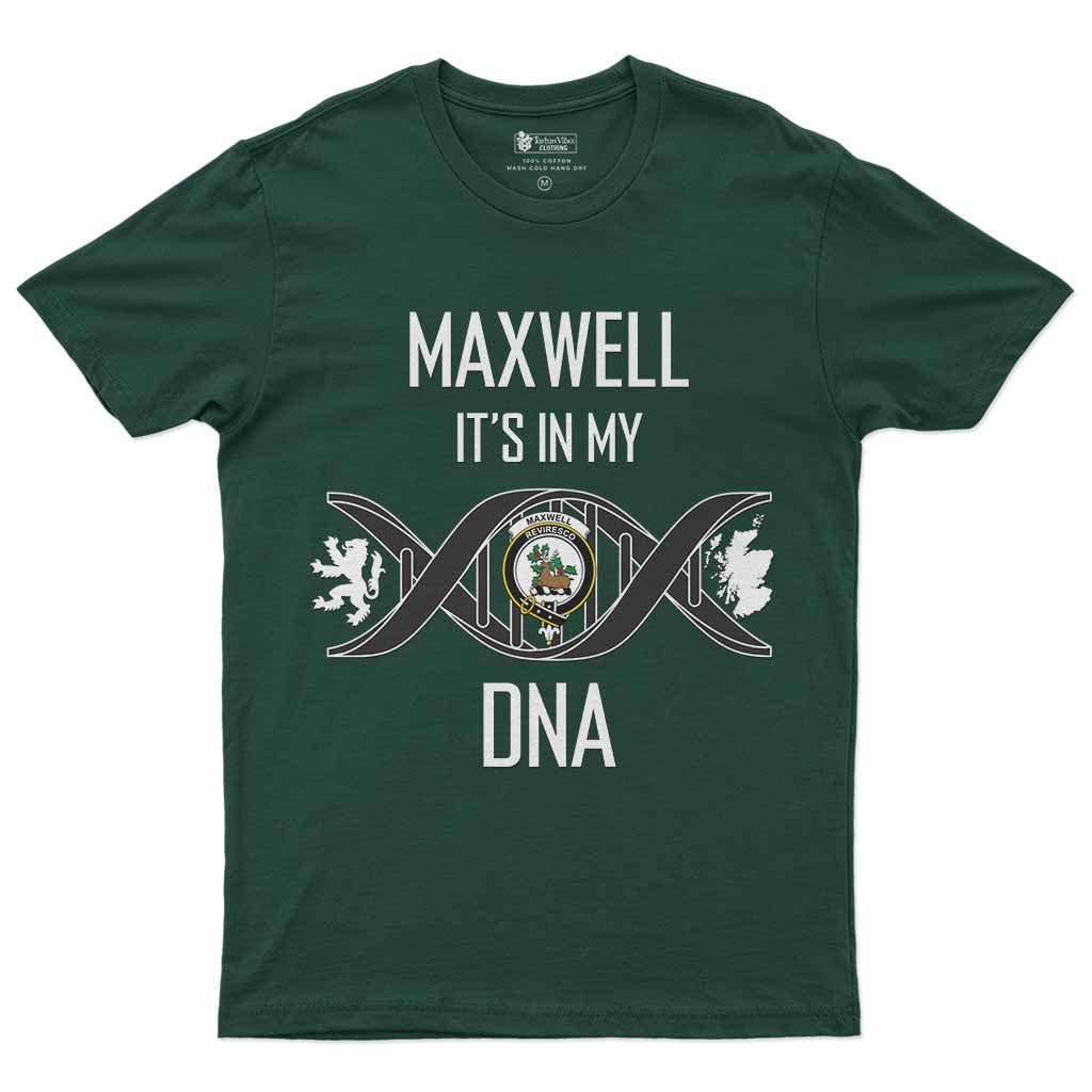 Maxwell Clan DNA Men's T-Shirt Forest Green - Tartan Vibes Clothing