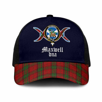 Maxwell Clan DNA Tartan Mesh Trucker Cap One Size (Adjustable) Black - Tartan Vibes Clothing