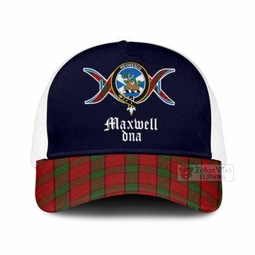 Maxwell Clan DNA Tartan Mesh Trucker Cap One Size (Adjustable) White - Tartan Vibes Clothing