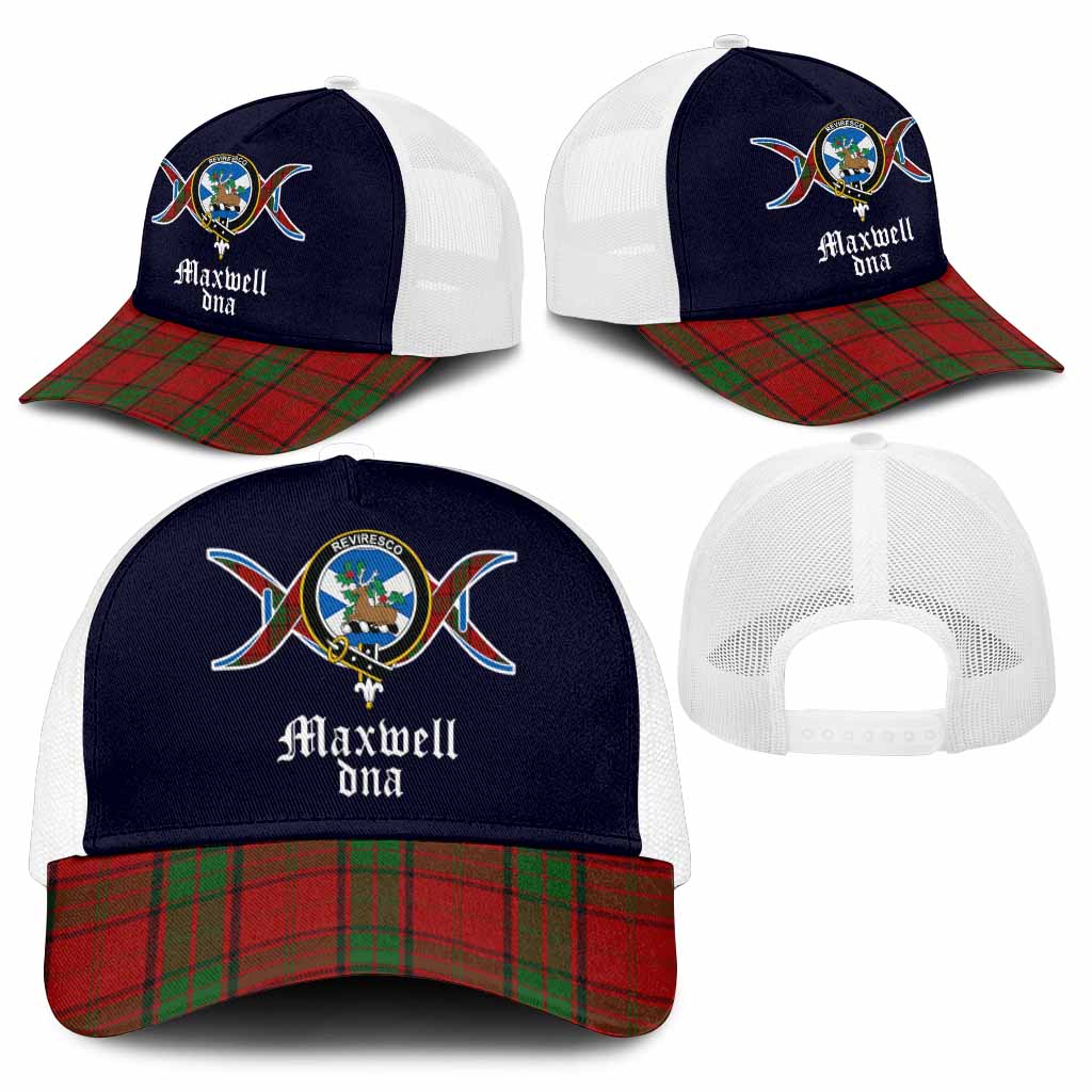 Maxwell Clan DNA Tartan Mesh Trucker Cap - Tartan Vibes Clothing