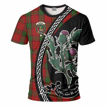 Maxwell Family Crest Tartan T-Shirt Alba Thistle Inspired