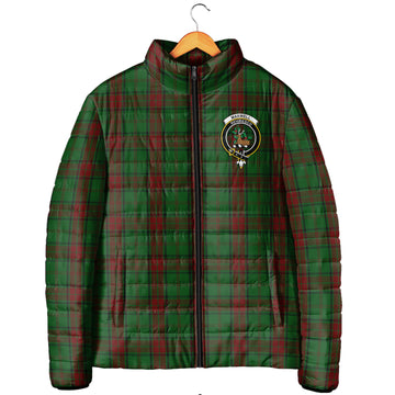 Maxwell Hunting Tartan Padded Jacket with Family Crest