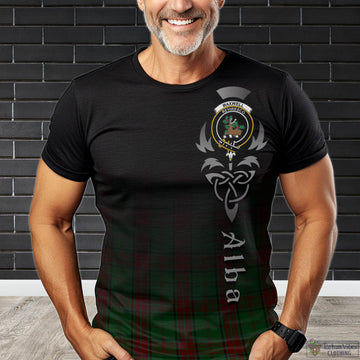 Maxwell Hunting Tartan T-Shirt Featuring Alba Gu Brath Family Crest Celtic Inspired