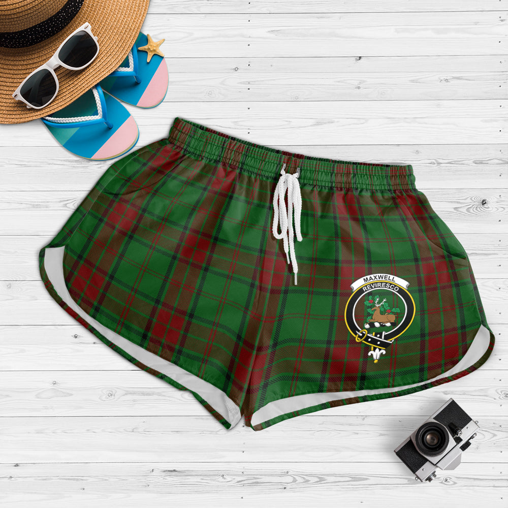 maxwell-hunting-tartan-womens-shorts-with-family-crest