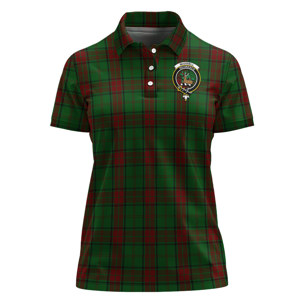 maxwell-hunting-tartan-polo-shirt-with-family-crest-for-women