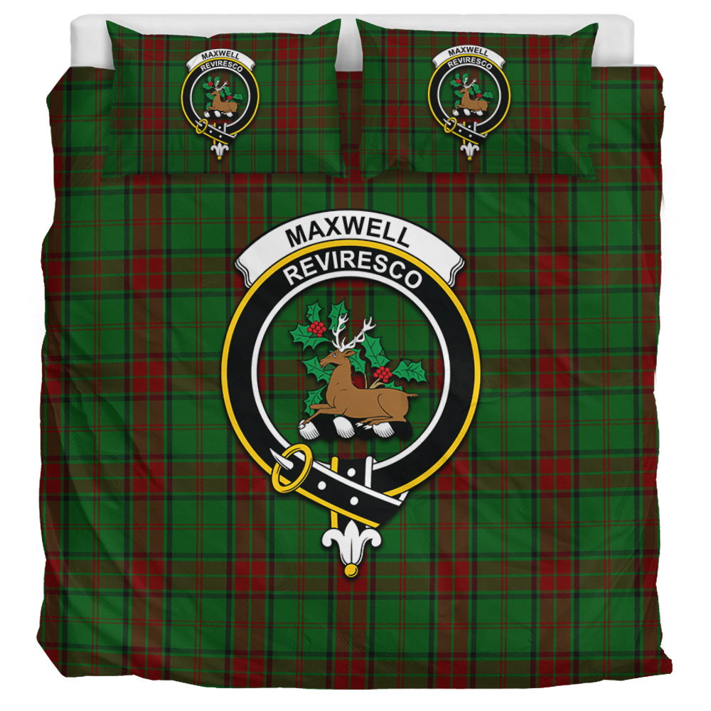 maxwell-hunting-tartan-bedding-set-with-family-crest