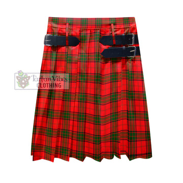 Maxwell Modern Tartan Men's Pleated Skirt - Fashion Casual Retro Scottish Kilt Style